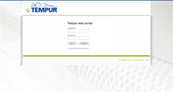 Desktop Screenshot of etempur.com